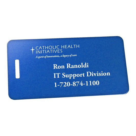 Anodized Aluminum Luggage Tags