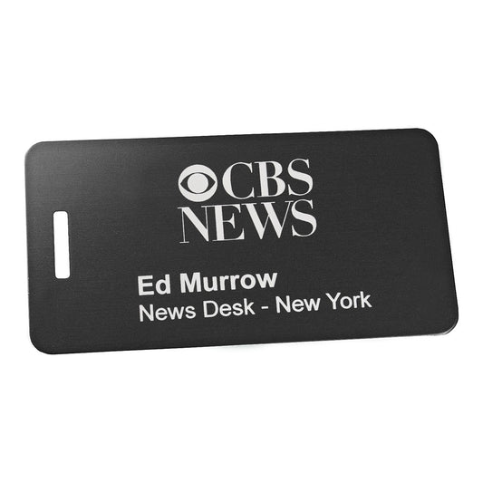 Anodized Aluminum Luggage Tags